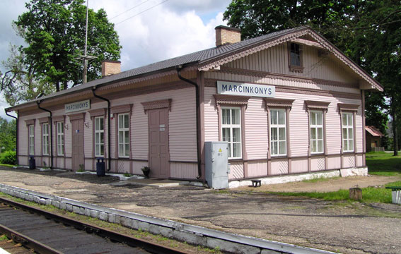 Marcinkonys Bahnhof